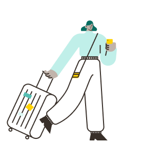 Receive bags at your hotel
